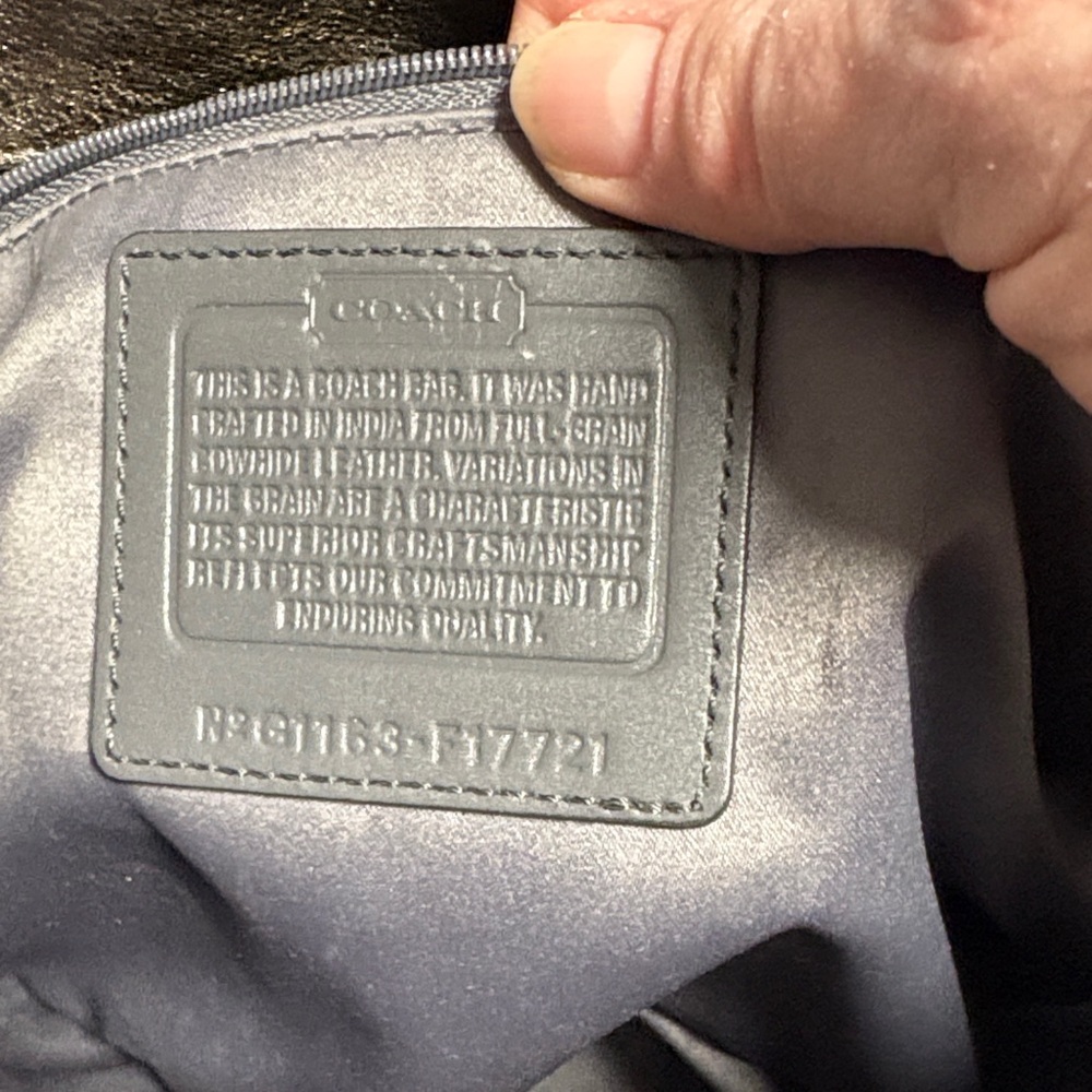 Coach Shimmering Metallic Tote - Picture 2 of 8
